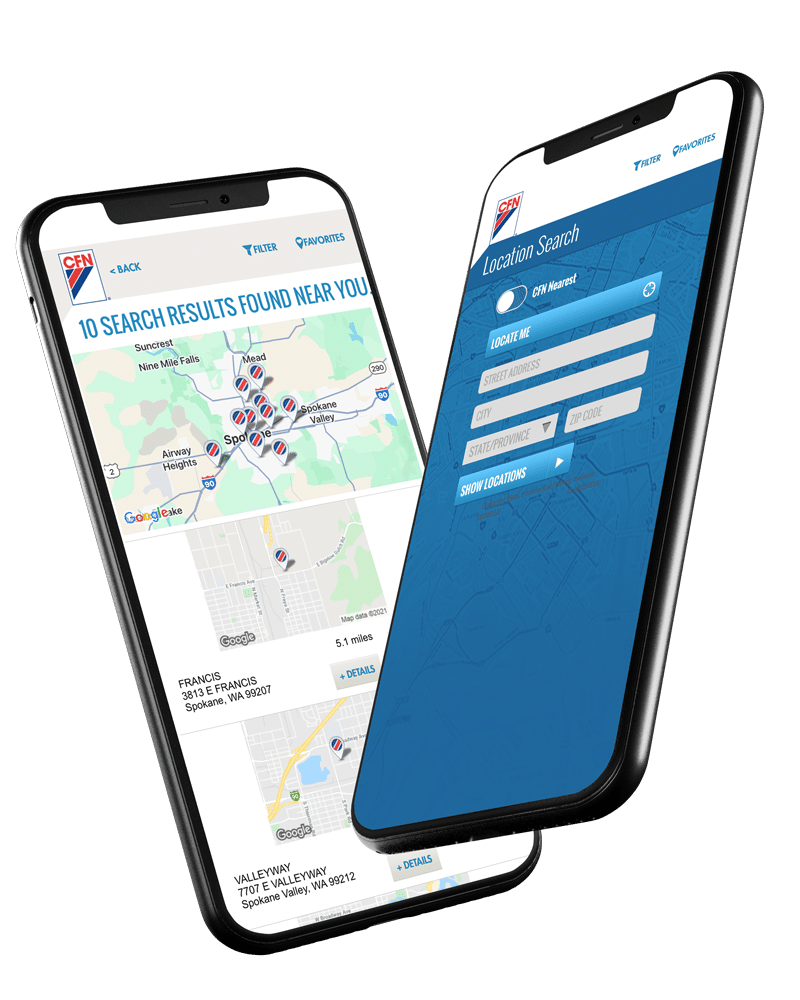 Fleetwide app mobile mockup
